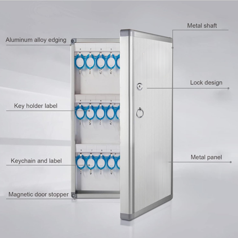 Wall Mounted Key Box (24 Keys)