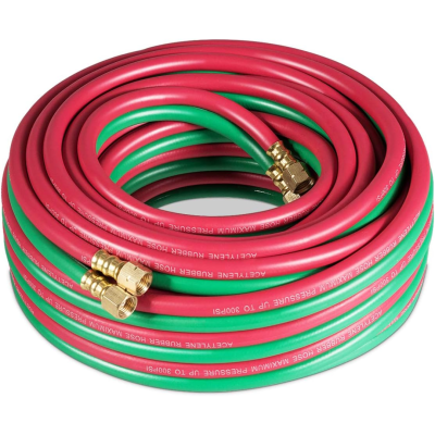OXY-ACE Tyelene 300-PSI Twin Hose W/Fitting 1/4'' BEST WELDS