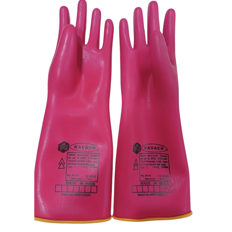 Red Electric Gloves - KAVACH