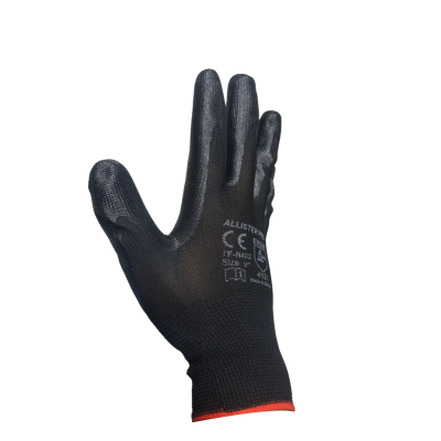 Allister-Pro Nitrile Gloves Black