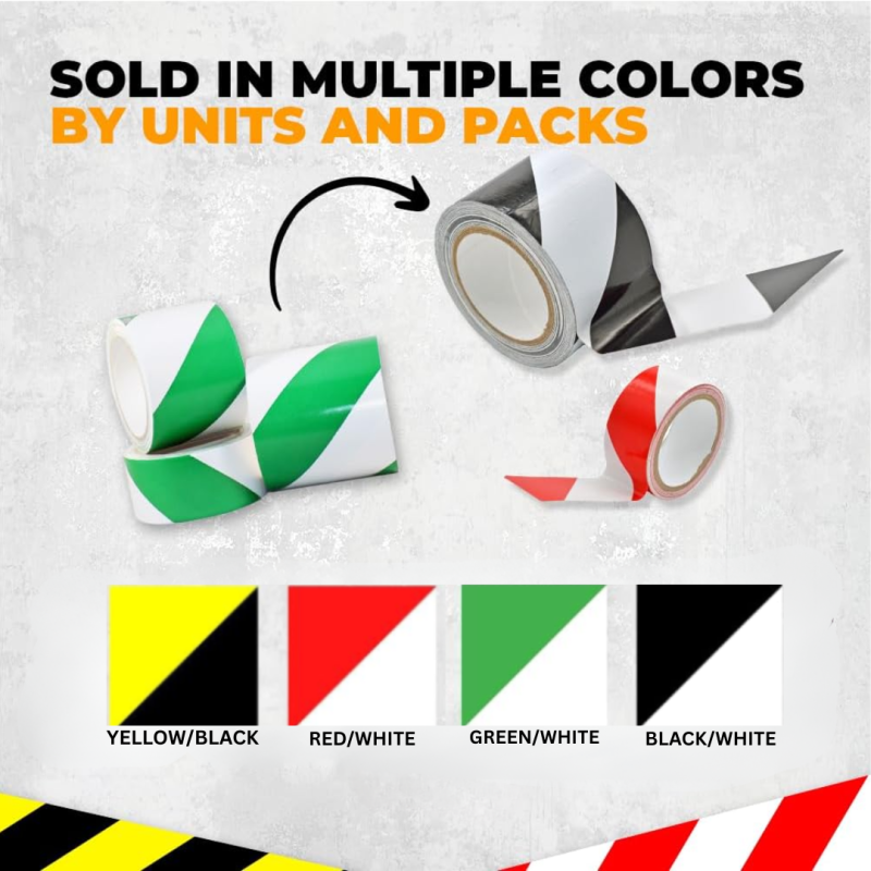 Yellow/Black Safety Warninig Tape