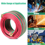 OXY-ACE Tyelene 300-PSI Twin Hose W/Fitting 1/4'' BEST WELDS