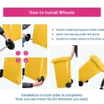 Spill Drum 90gl /340 Litre with wheel and pedal