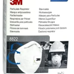 3M™ 8822 FFP2 Valved Polypropylene Disposable Dust/Mist Respirator Mask