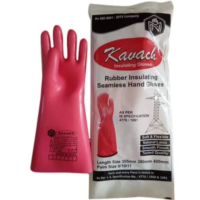 Red Electric Gloves - KAVACH