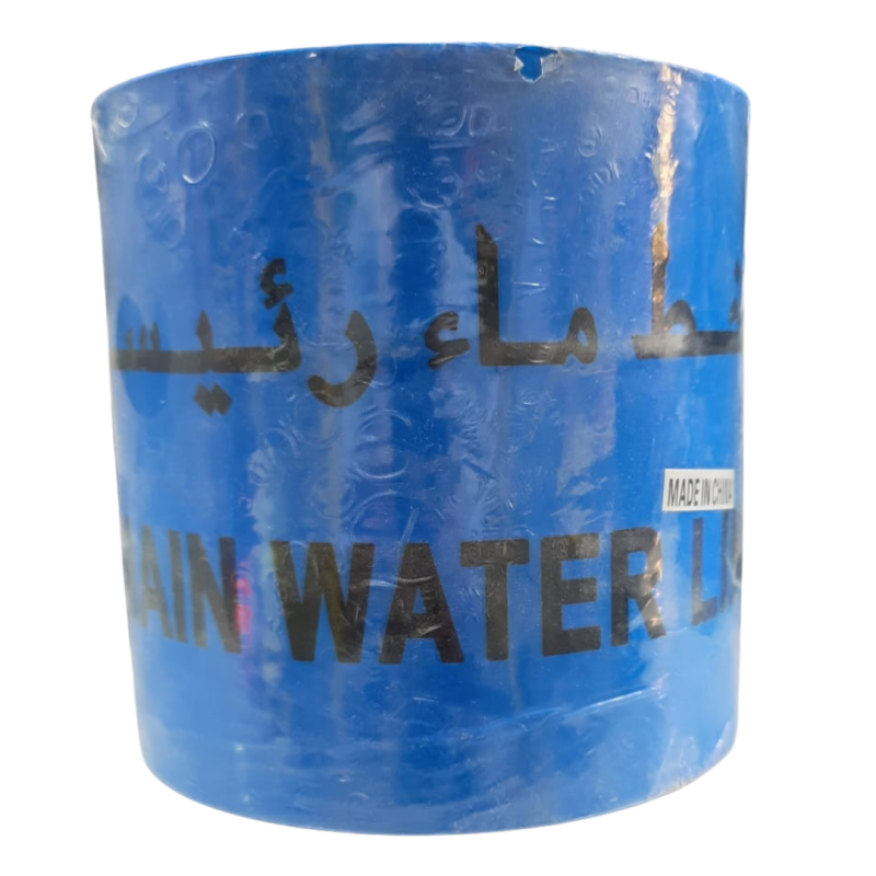 Warning Tape Blue Main Water Line 6"