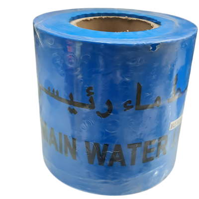 Warning Tape Blue Main Water Line 6"