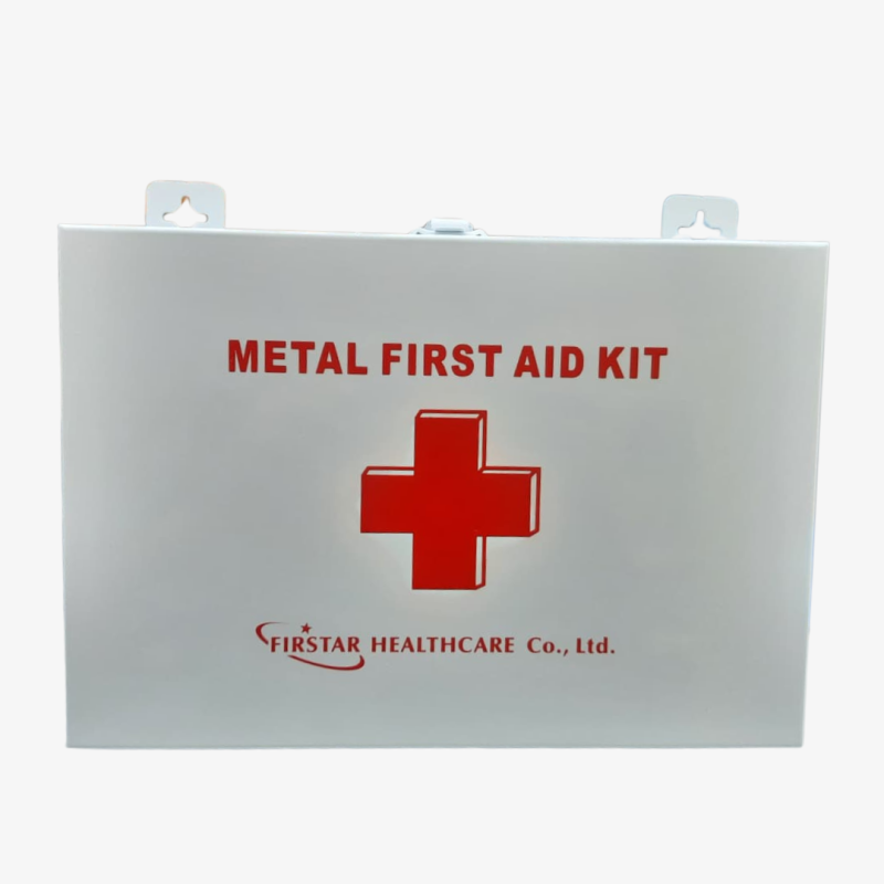 Metal First Aid Kit - 25 Persons