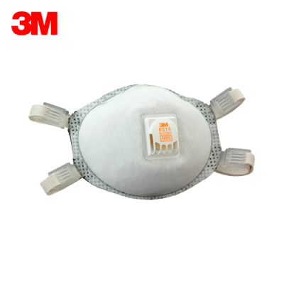 3M™ Particulate Respirator, 8514, N95, with Nuisance Level Organic Vapor Relief