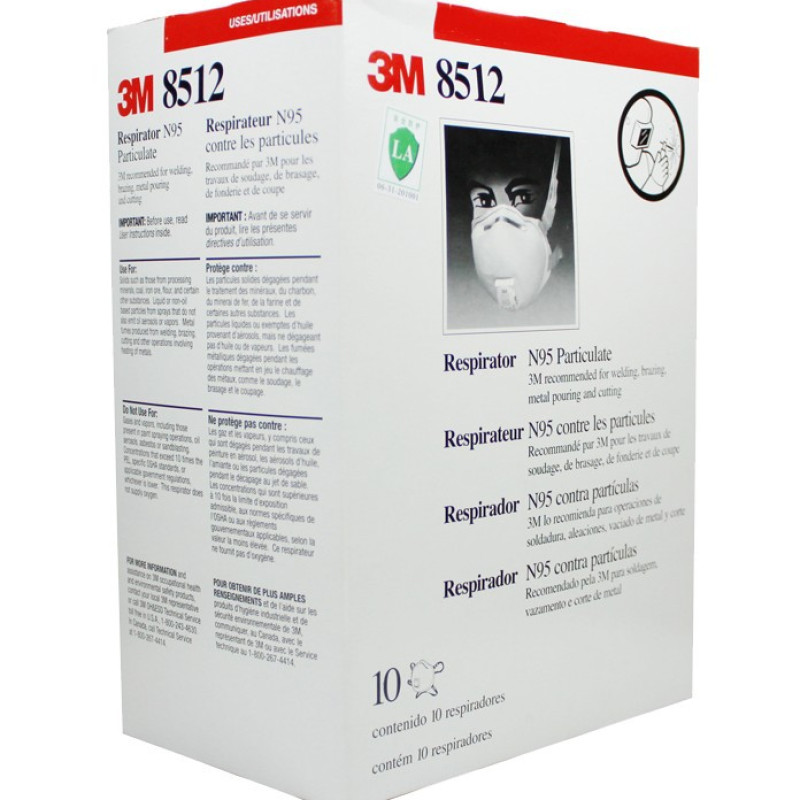 3M™ Particulate Welding Respirator, 8512, N95