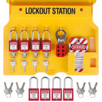Lockout Tagout Kits,Electrical Security 27Pack Lock Kit,Lockout Station With Loto Devices Locks,Keyed Padlock Hasp,Zip Ties Lockout Tagout Safety Tools For Industrial,Electric Power,Machinery