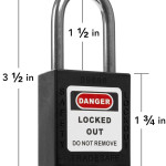 Safety Padlock- Black