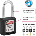 Safety Padlock- Black