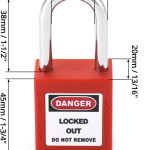 Safety Padlock- Red