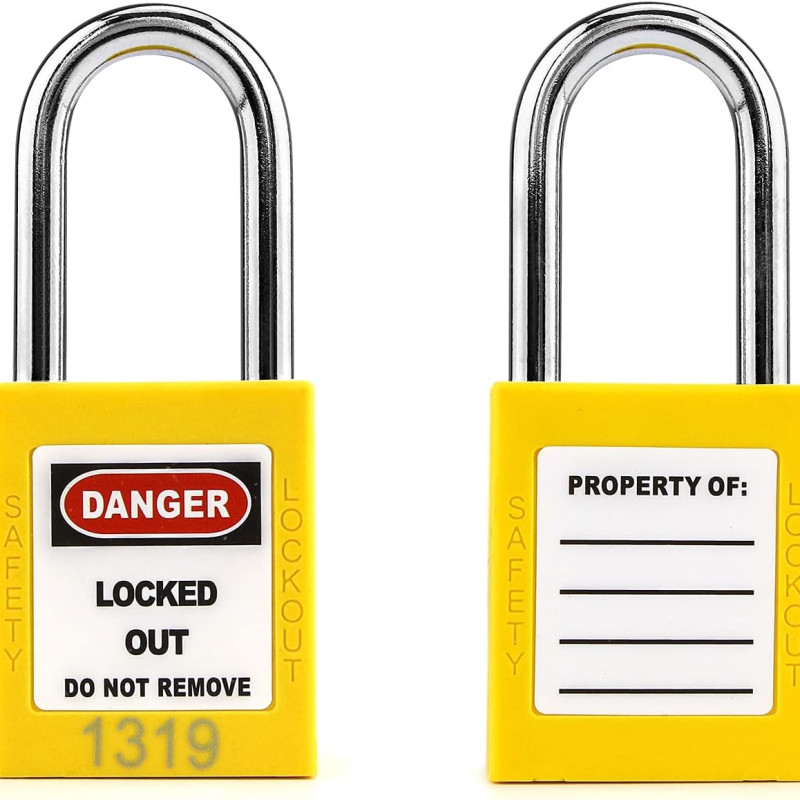 Safety Padlock- Yellow