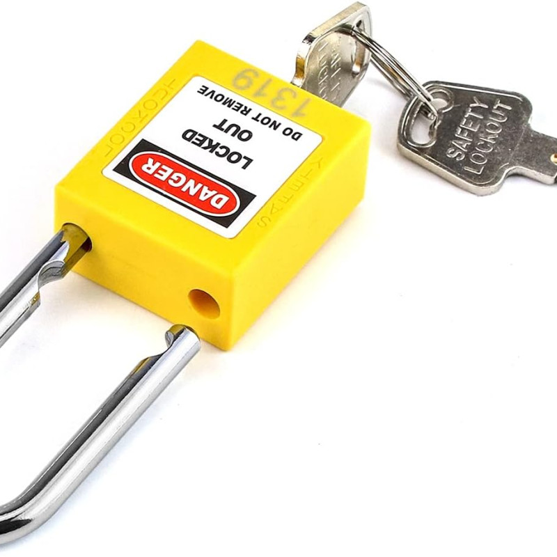Safety Padlock- Yellow