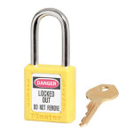 Safety Padlock- Yellow