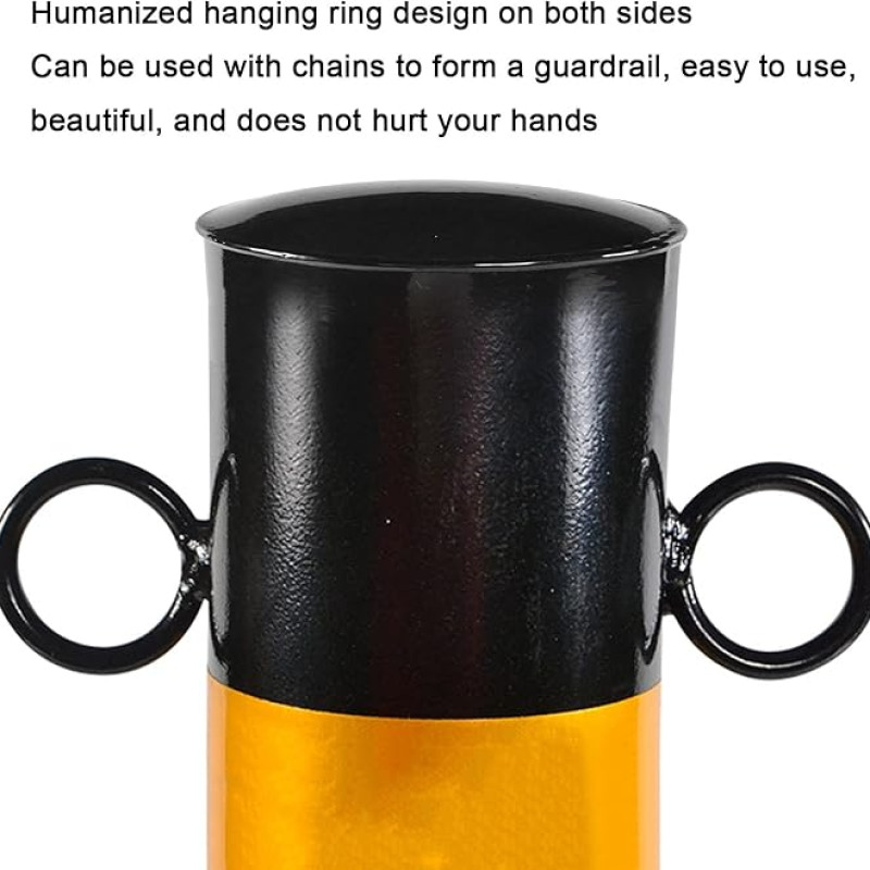 Parking Barrier Safety Barrier 750mm Traffic Reflective Column Steel Pipe Driveway Bollard Post Pole for Commercial or Private Use