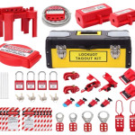 Lockout Tagout Kit - Lockout Set Safety Padlocks Lockout Hasp Breaker Lockout Ball Valve Lockout Steel Cable Lockout Plug