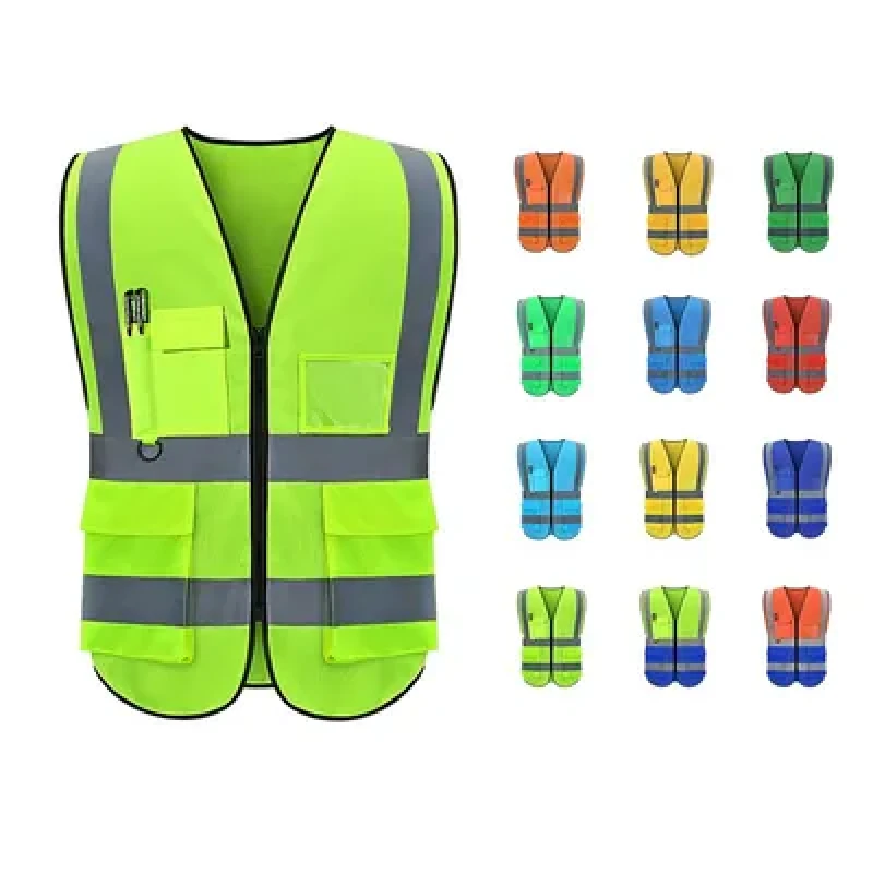 Safety Vest w/zip 120gsm