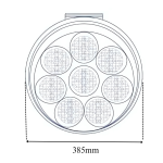 Warning Solar Board Round