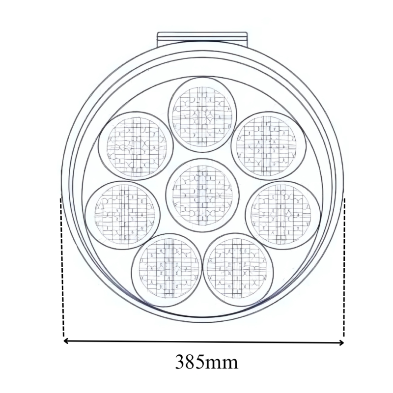 Warning Solar Board Round