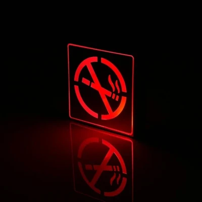 NO Smoking Sign LED