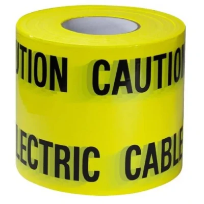 (Electric Cable) Warning Tape Yellow 6"