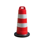 Safety Traffic Drum with Rubber Base