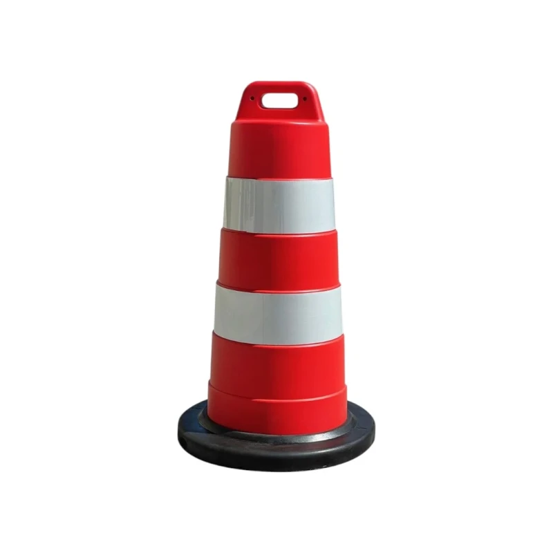 Safety Traffic Drum with Rubber Base