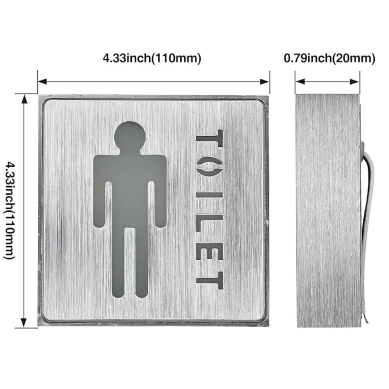 Men Washroom Indication Lamp