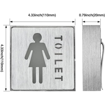 Women Washroom Indication Lamp