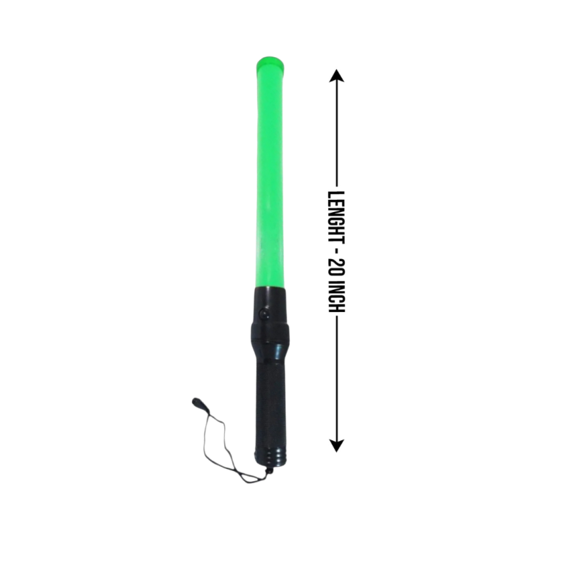Reflective Traffic Baton (Green)