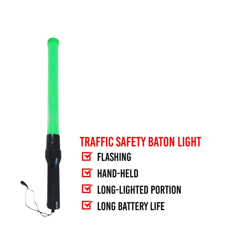 Reflective Traffic Baton (Green)