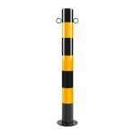 Parking Barrier Safety Barrier 750mm Traffic Reflective Column Steel Pipe Driveway Bollard Post Pole for Commercial or Private Use