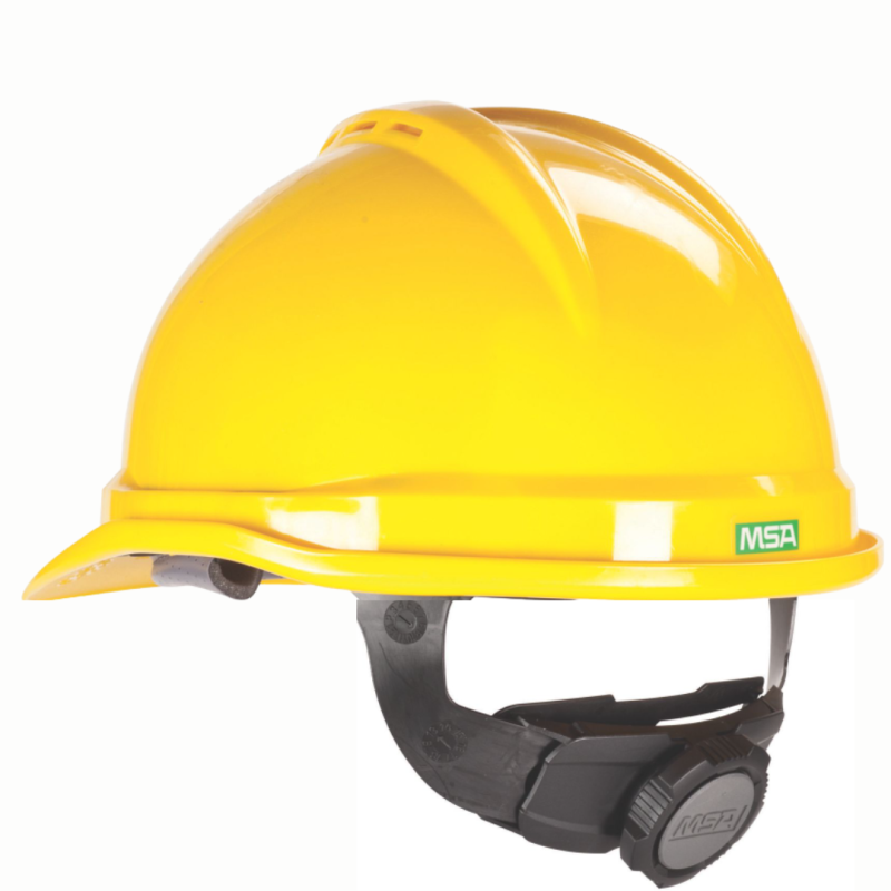 MSA V-Guard - Safety Helmet (Yellow)
