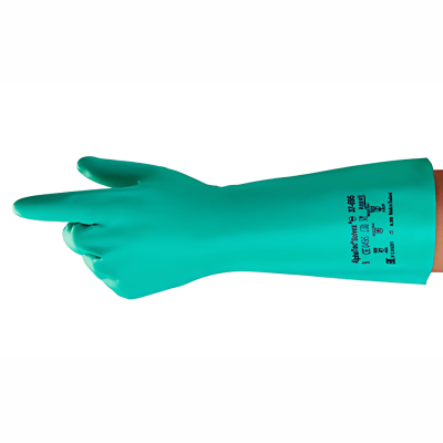 CHEMICAL NITRILE GLOVES - SOLVEX 37-675