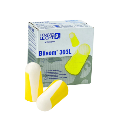 Honeywell Howard Leight Bilsom 303L Corded Earplugs (Pack of 200 Pair)