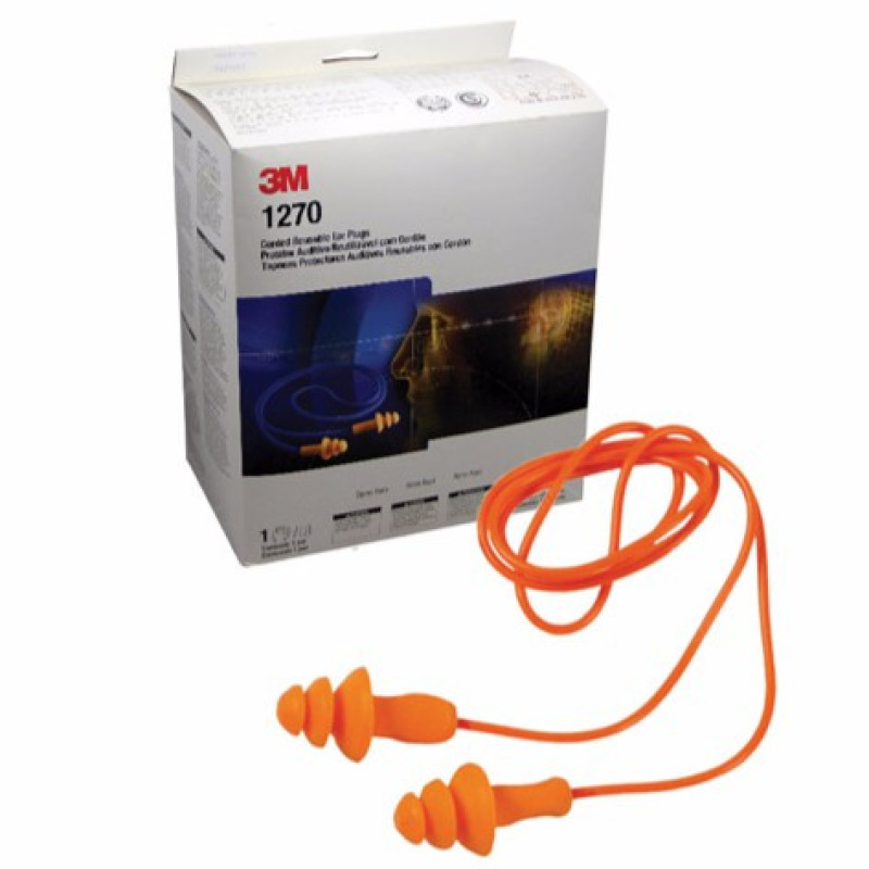 3M™ Reusable Ear Plugs Corded 1270