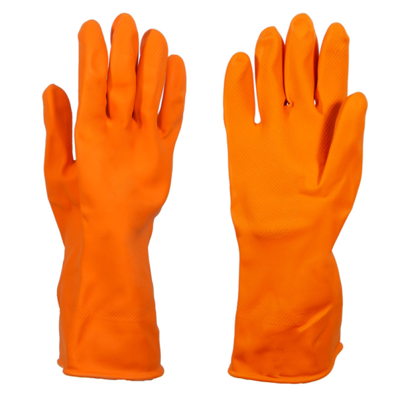 Rubber Gloves Orange